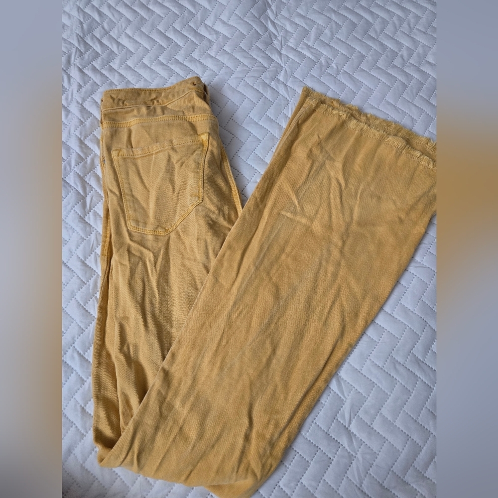 Dear John Sadie Canary Yellow High Waisted Fare Jeans - Picture 3 of 10
